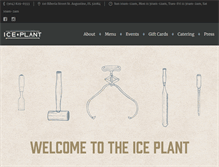 Tablet Screenshot of iceplantbar.com